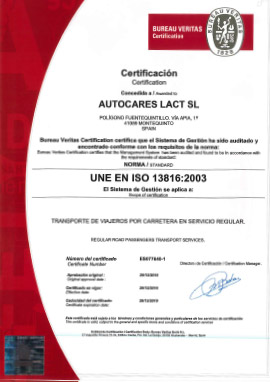 Quality - Autocares LACT